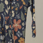 Dark Floral Zip Pajamas