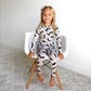 Vlad Gray Bats TWO PIECE Bamboo Halloween Kids Lounge Set