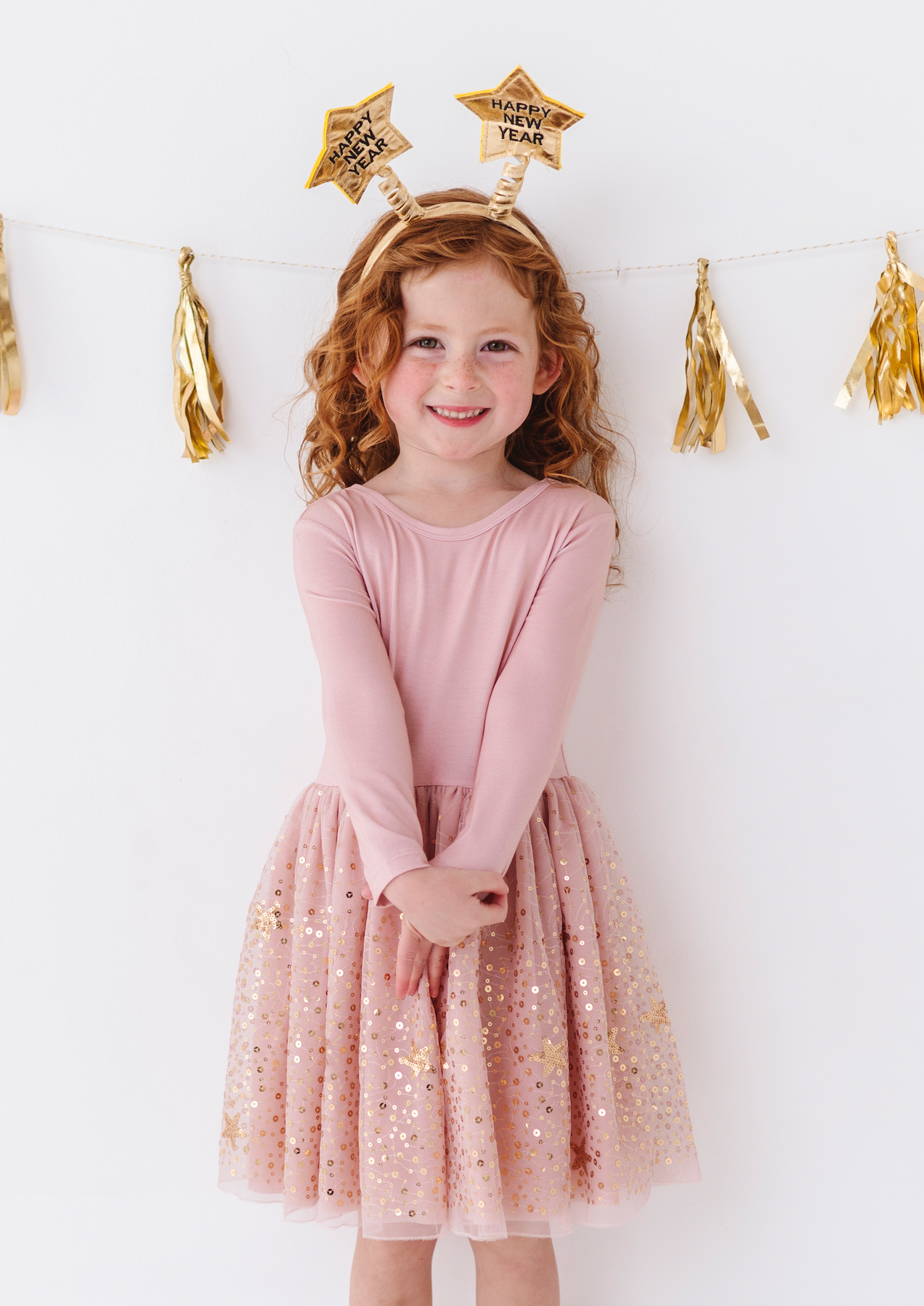Kids Star Dress - Girls Tulle Twinkle Holiday Dress - Stella