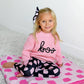 Boo Pink SWEATER Halloween Kids Top