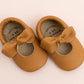 Knot Moccasins - Genuine Leather Baby Shoes Ginger