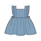 Cord Glacier Lake Pinafore Dress