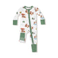 Bigfoot Camping- 2 Way Zipper Romper