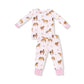 Horses - Pink - L/s Loungewear Set