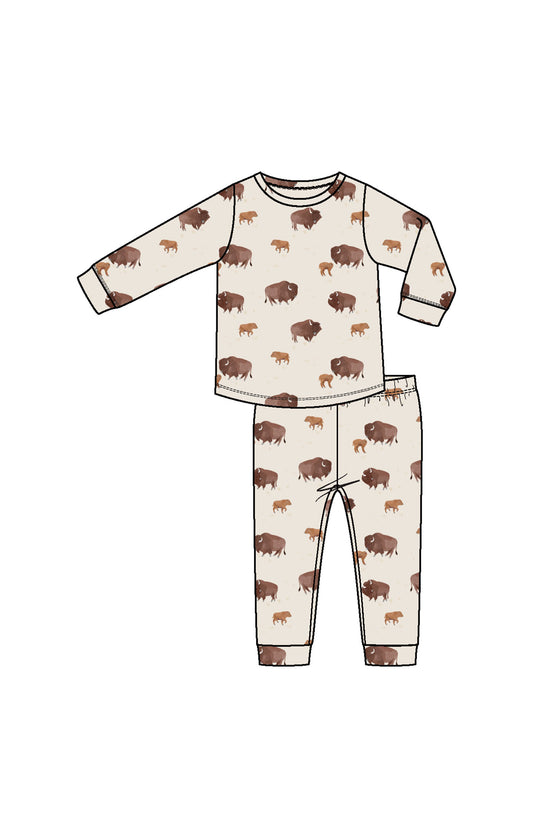 Bison- L/s Loungewear Set