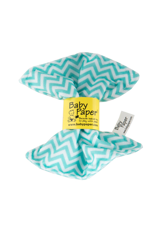 Turquoise Zig Zag Baby Paper