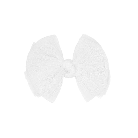 TULLE FAB® CLIP: pleated white