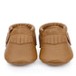 Classic Brown Genuine Leather Baby Moccasins